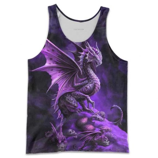 Dungeons and dragons all over printed tank top