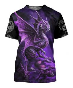 Dungeons and dragons all over printed tshirt