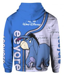 Eeyore all over printed hoodie - back
