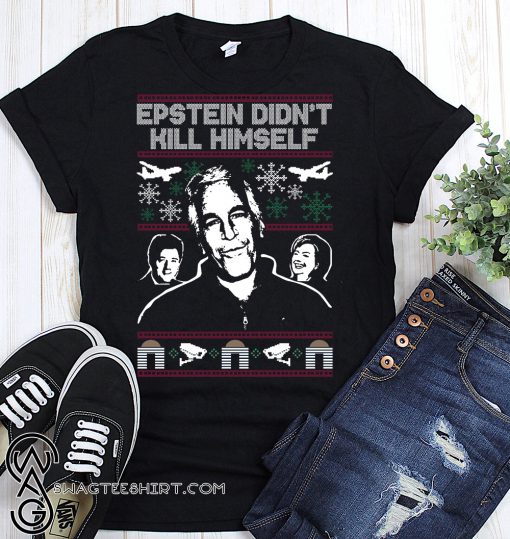 Epstein didn't kill himself ugly christmas sweater