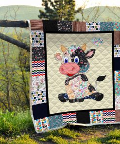 Farm life cow quilt 1
