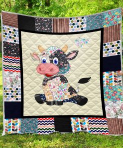 Farm life cow quilt 2
