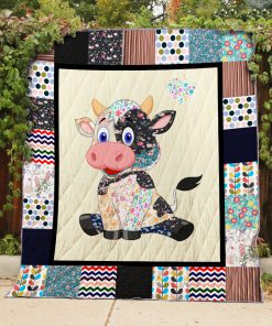 Farm life cow quilt 4