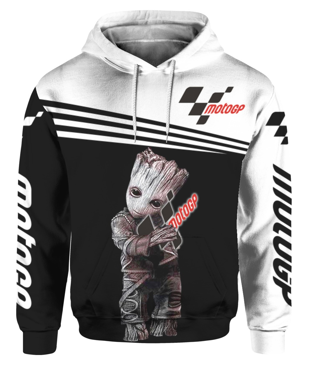 Groot hold motogp full printing hoodie 1