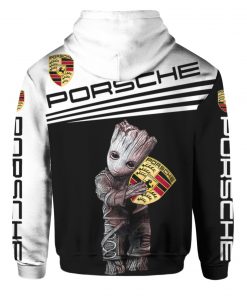 Groot hold porsche all over print hoodie 3