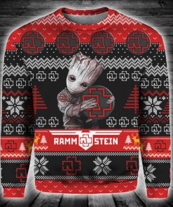 Groot hug rammstein ugly christmas sweater