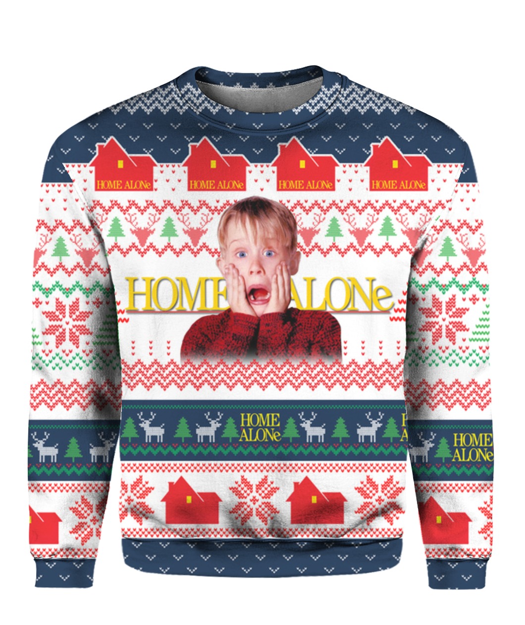 Home alone full printing ugly christmas sweater 4