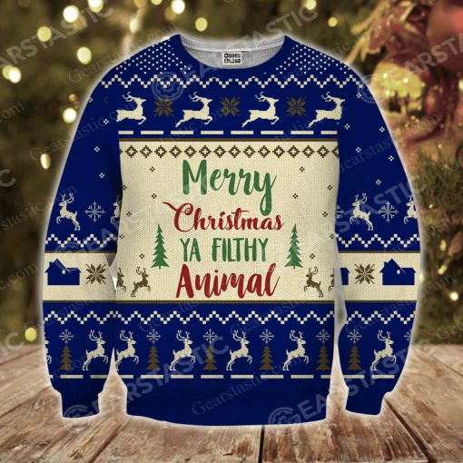 Home alone merry christmas ya filthy animal ugly christmas sweater 2