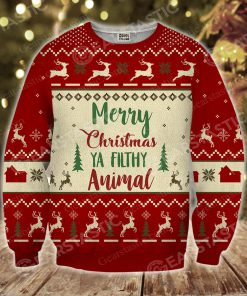 Home alone merry christmas ya filthy animal ugly christmas sweater