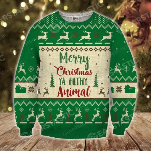 Home alone merry christmas ya filthy animal ugly christmas sweater 3