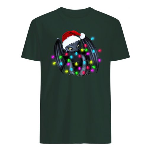 How to train your dragon toothless christmas light mens shirt
