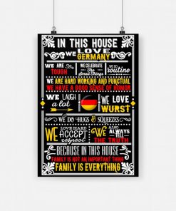 In this house we love germany poster 1