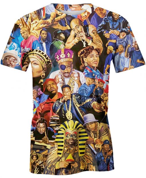 Legends of hiphop full printing tshirt