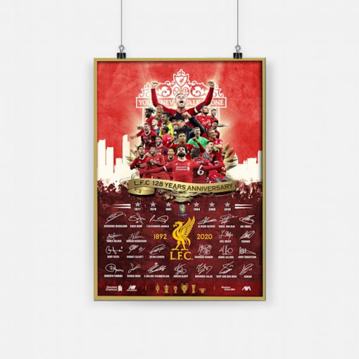 Liverpool fc you'll never walk alone poster 1