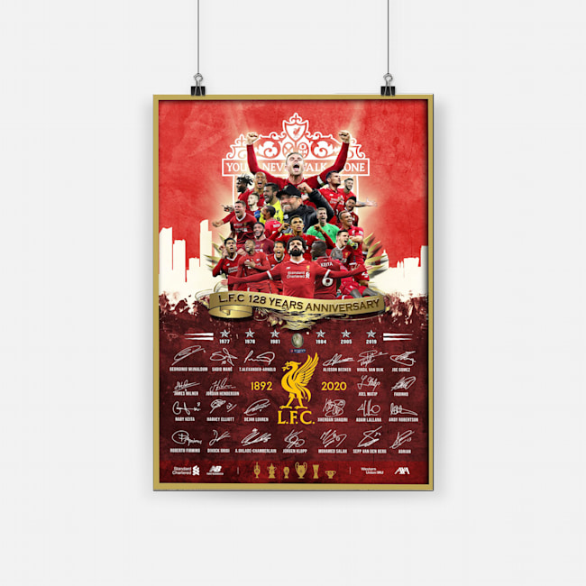 Liverpool fc you'll never walk alone poster 2