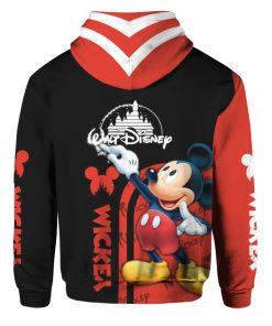 Mickey mouse all over print hoodie - back