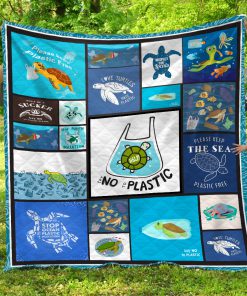 No plastic save turtles quilt 4