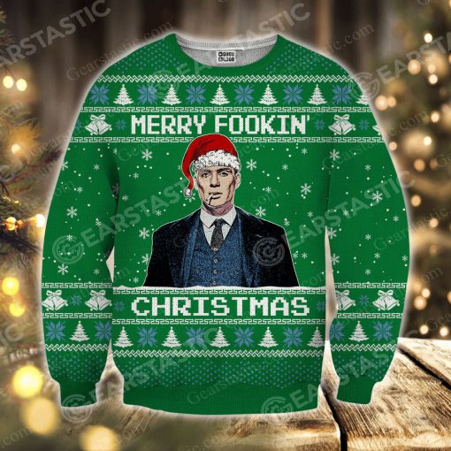 Peaky blinders tommy shelby full printing ugly christmas sweater 3