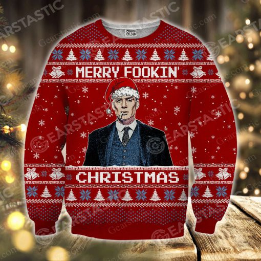 Peaky blinders tommy shelby full printing ugly christmas sweater 4