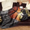 Personalized basketball name and number blanket