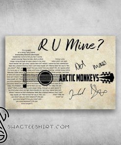 R u mine arctic monkeys i’m a puppet on a string tracy island poster
