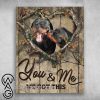 Rottweiler couple loving you and me we got this poster