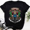 Santa skull biker christmas motorcycle shirt