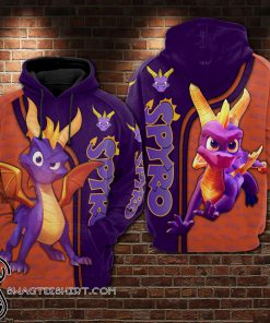 Spyro all over printed shirt