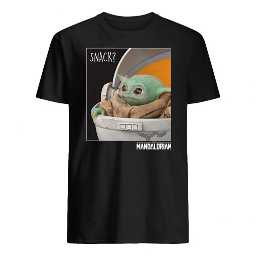 Star wars the mandalorian the child snack time mens shirt