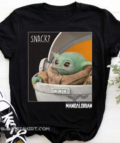 Star wars the mandalorian the child snack time shirt