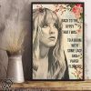 Stevie nicks back to the gypsy that i was poster