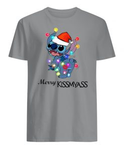 Stitch merry kissmyass merry christmas mens shirt