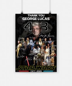 Thank you george lucas star wars poster 1