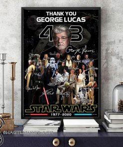 Thank you george lucas star wars poster