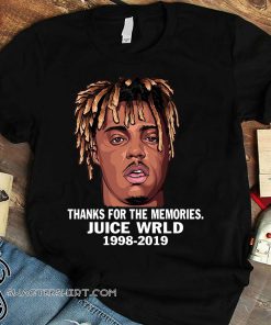 Thanks for the memories juice wrld 1998-2019 shirt