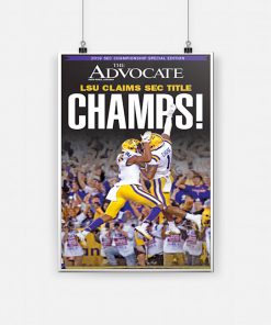The advocate lsu claims sec title champs poster 1