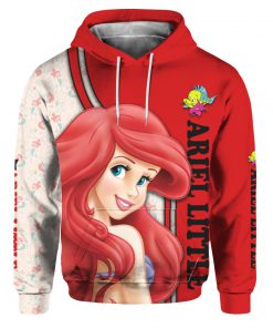 The little mermaid ariel all over printed hoodie