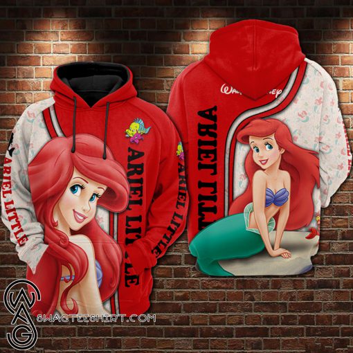 The little mermaid ariel all over printed shirt