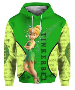 Tinker bell all over printed hoodie