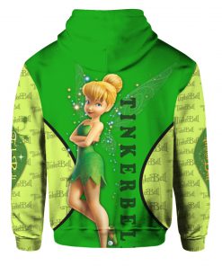 Tinker bell all over printed hoodie - back
