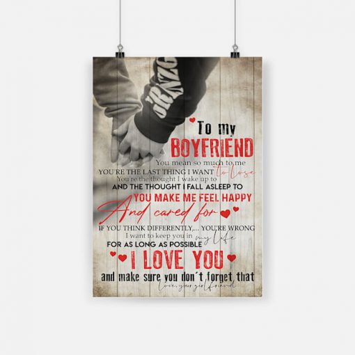 To my boyfriend you're the last thing i want to lose poster 1