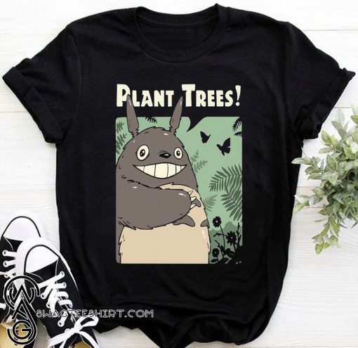 Totoro studio ghibli plant trees shirt