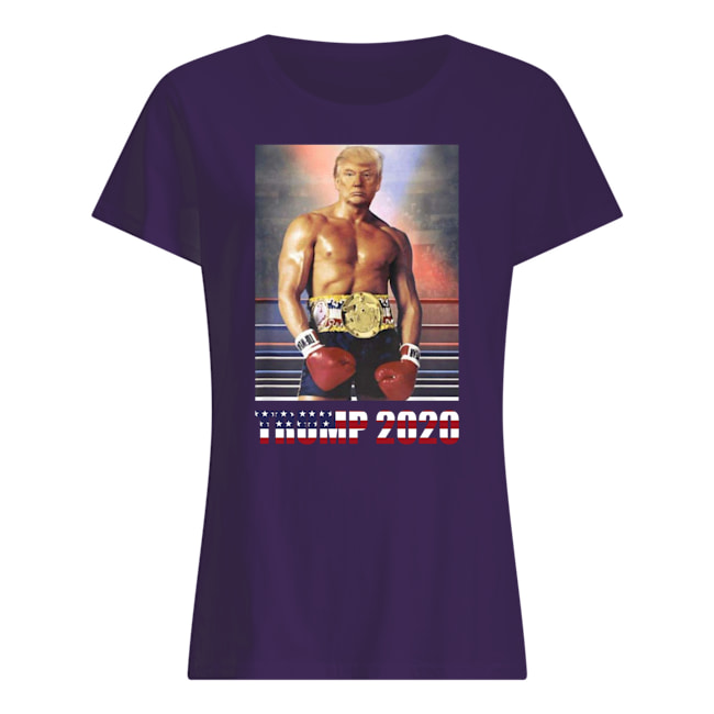 Trump 2020 boxing champion womens shirt