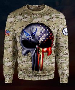 US air force all over printed sweatshirt