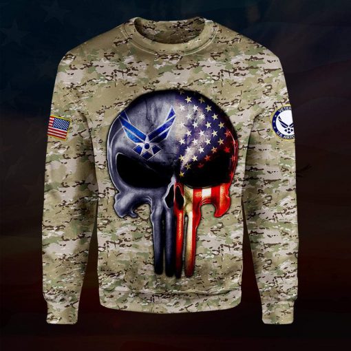 US air force all over printed sweatshirt