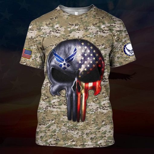 US air force all over printed tshirt