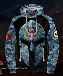 US navy all over printed shirt