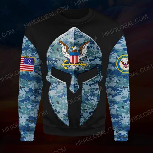 US navy all over printed sweatshirt