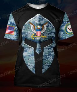 US navy all over printed tshirt