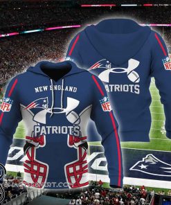 Under armour new england patriots all over printed shirt